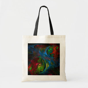 Sac fourre-tout d'art Abstrait en bleu Genesis