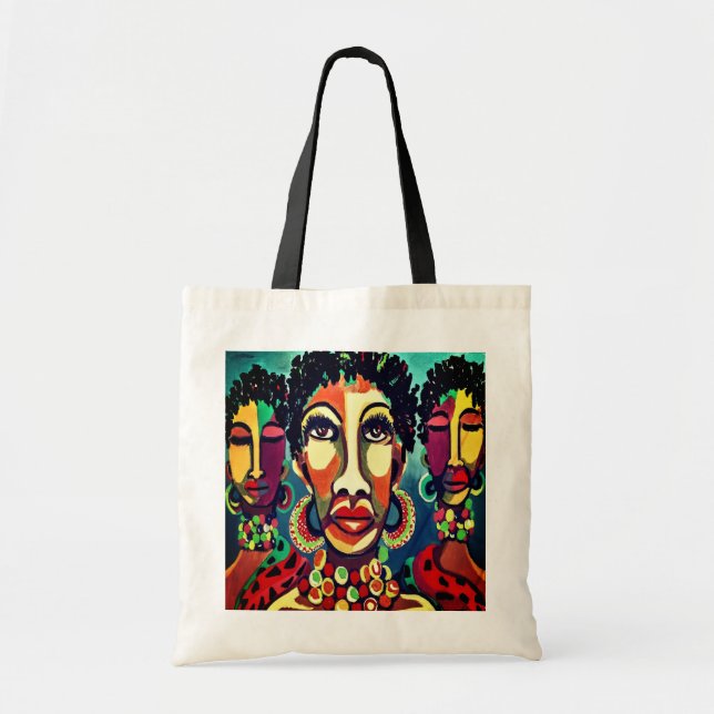 Sac fourre-tout d'art africain (Devant)
