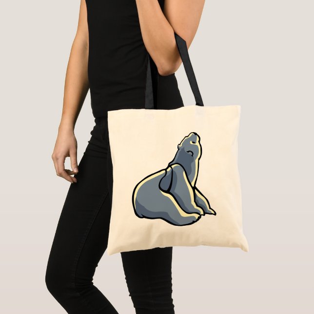 Sac fourre-tout d'art de l'ours polaire Sacs d'art (Devant (produit))