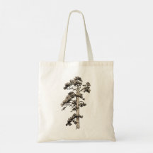 Sac fourre-tout d'art modifié pour l'arbre de pin 