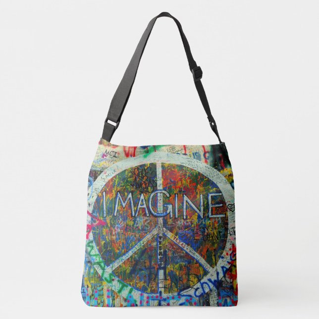 Sac fourre-tout d'art mural Hippie (Dos)