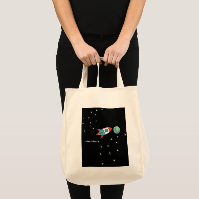 Sac fourre-tout d'aventure spatiale des astronaute (Devant (produit))