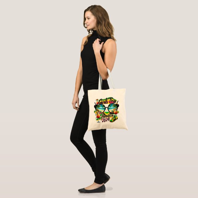 Sac fourre-tout d'aventure tropicale de Jamaïque (Devant (modèle))