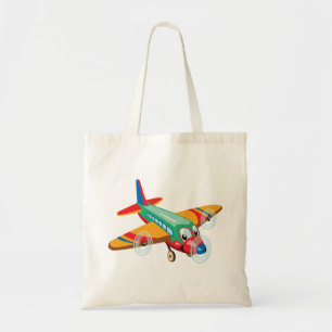 sac fourre-tout d'avion de dessin animé