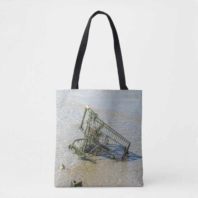 Sac fourre-tout de achat jeté à chariot (Devant)