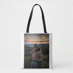 Sac fourre-tout de baiser sur la lune