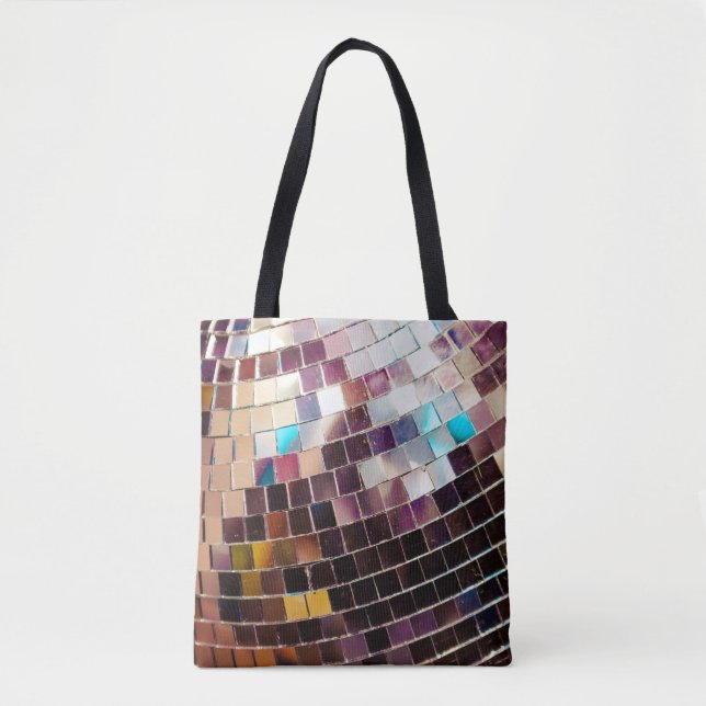 Sac fourre-tout de bal Disco en miroir (Devant)