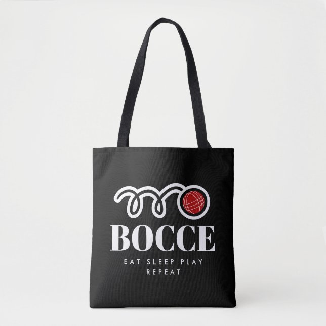 Sac fourre-tout de balle noir drôle pour amoureux  (Devant)