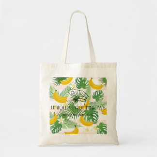 Sac fourre-tout de bananes tropicales