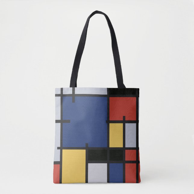 Sac fourre-tout de boîte de Mondrian - Style audac (Devant)