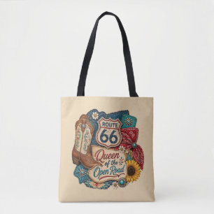 Sac fourre-tout de bord de route aux fleurs sauvag