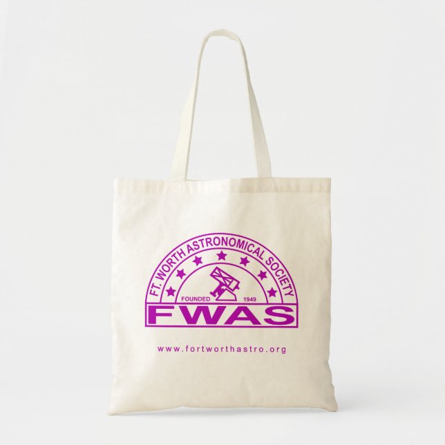 Sac fourre-tout de budget du logo Retro FWAS (Devant)