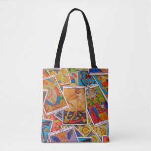 sac fourre-tout de cartes de tarot