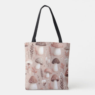 Sac fourre-tout de champignons Cottagecore - Boho