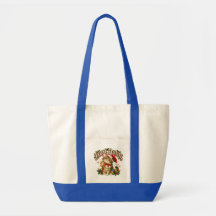 Sac fourre-tout de chaton de Noël drôle et festif 