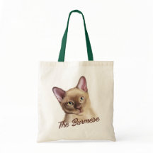 Sac fourre-tout de chats birmans