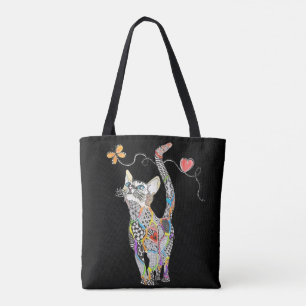 Sac fourre-tout de chats mignon et coloré