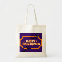 Sac fourre-tout de chaume d'Halloween