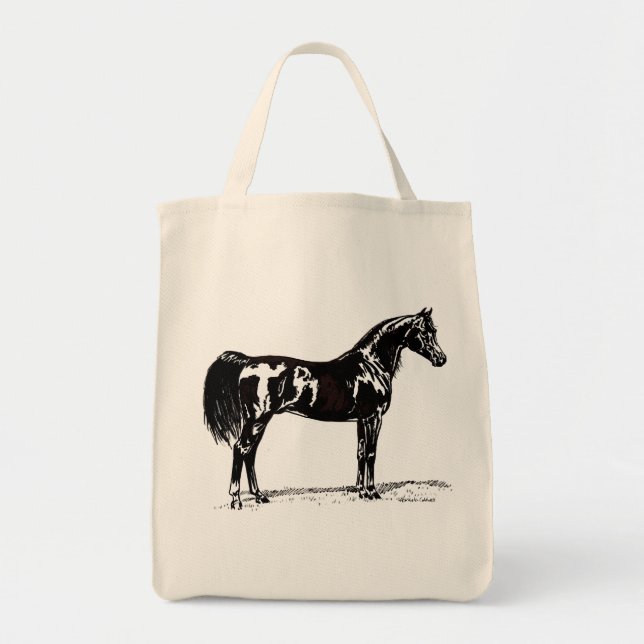 Sac fourre-tout de Cheval Arabe (Devant)