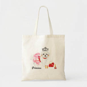 Sac fourre-tout de chien maltais