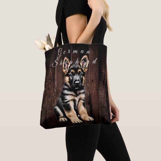 Sac fourre-tout de chiot allemand (De près)