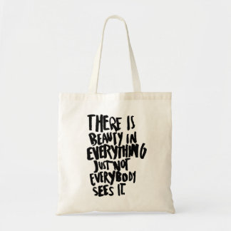 Sac fourre-tout de citation de beauté Sac à épaule