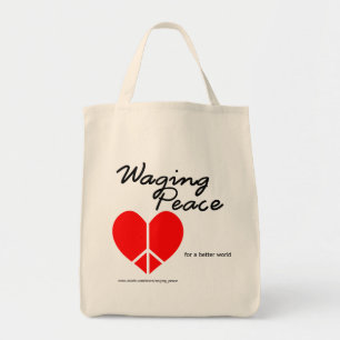 Sac fourre-tout de coeur de la paix