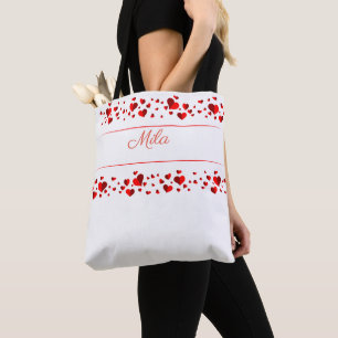 Sac fourre-tout de coeur doux