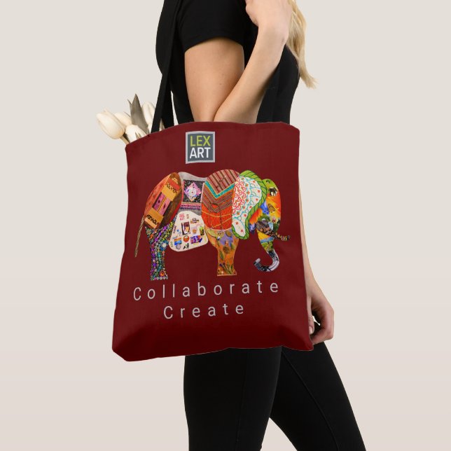Sac fourre-tout de collaboration LexArt - Couleur  (De près)