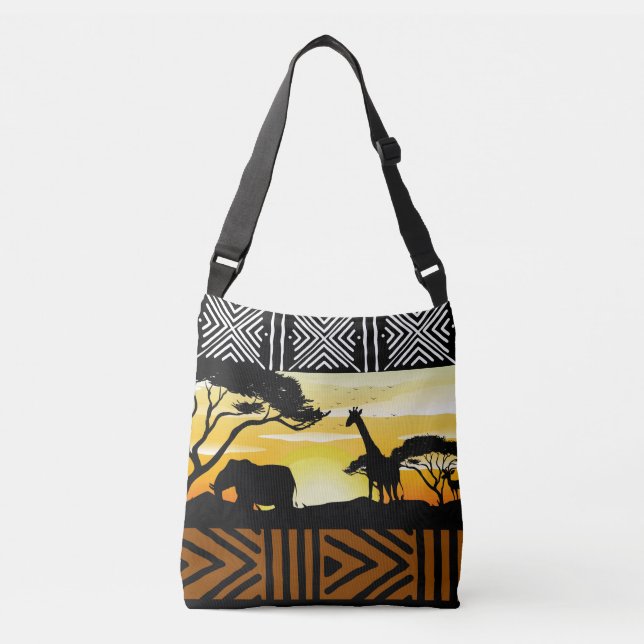 Sac fourre-tout de concepteur de scène Safari afri (Devant)