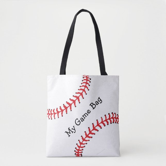 Sac fourre-tout de conception de base-ball (Devant)