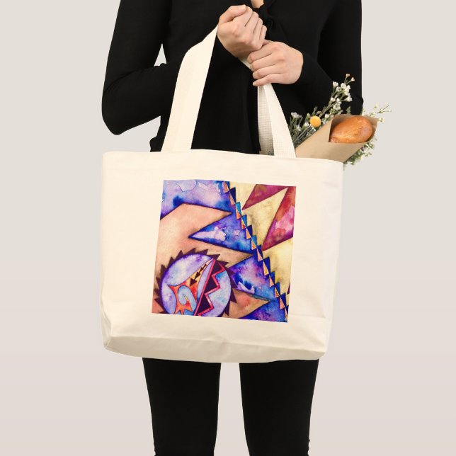 Sac fourre-tout de conception de panier amérindien (Devant (produit))
