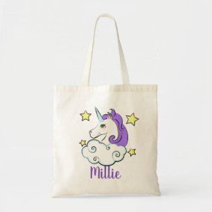 Sac fourre-tout de conception des nuages Unicorn