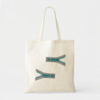 Sac fourre-tout de conception zip d'illusion