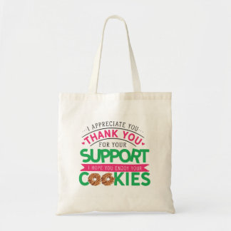 Sac fourre-tout de cookies scout pour filles