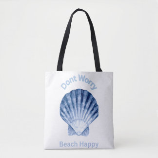 Sac fourre-tout de coquillage design simple