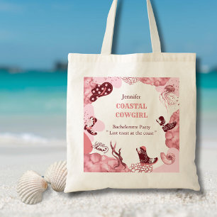 sac fourre-tout de cowgirl côtière rose