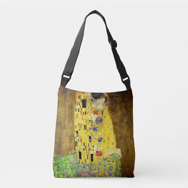Sac fourre-tout de dames avec Klimt's The Kiss (Devant)