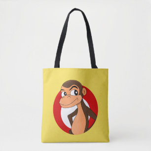 Sac fourre-tout de dessin animé Chimp