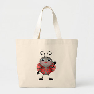 Sac fourre-tout de dessin animé de Ladybug
