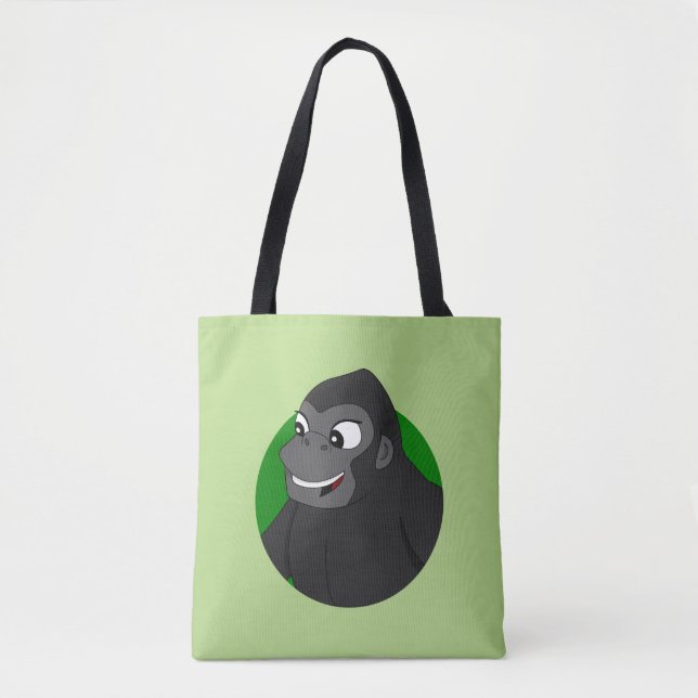 Sac fourre-tout de dessin de Gorilla (Devant)
