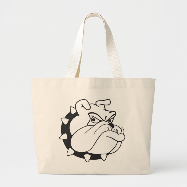 Sac fourre - tout de dessin en anglais Bulldog Por (Devant)