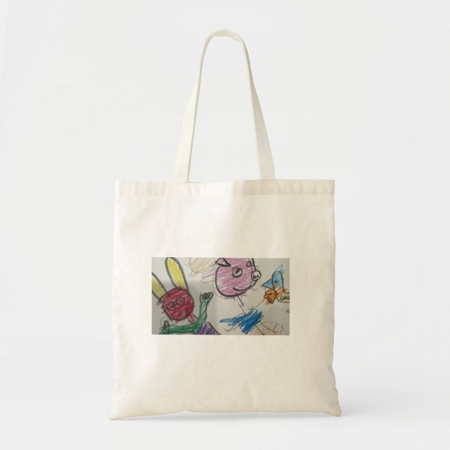 sac fourre-tout de dessin enfant (Devant)
