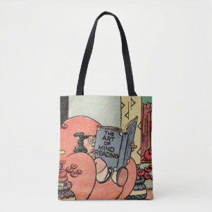 Sac fourre-tout de dessin vintage "Art de la lectu