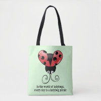 Sac fourre-tout de devis chic Ladybug - Pique-niqu