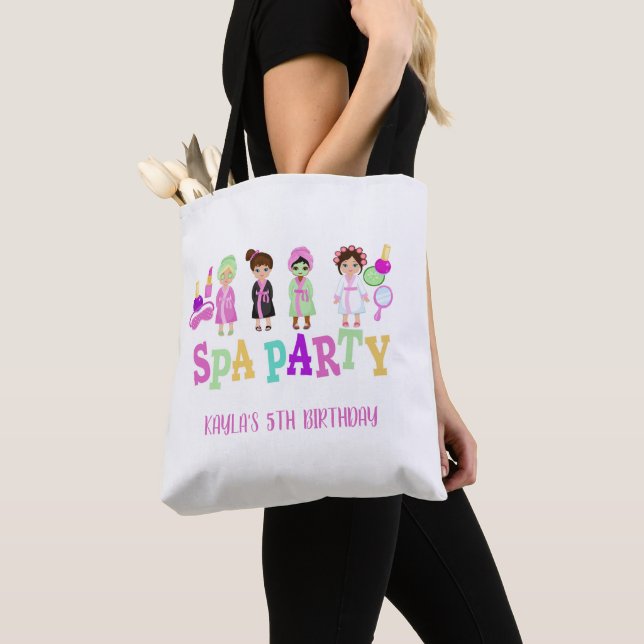Sac fourre-tout de fête Spa - Filles (De près)
