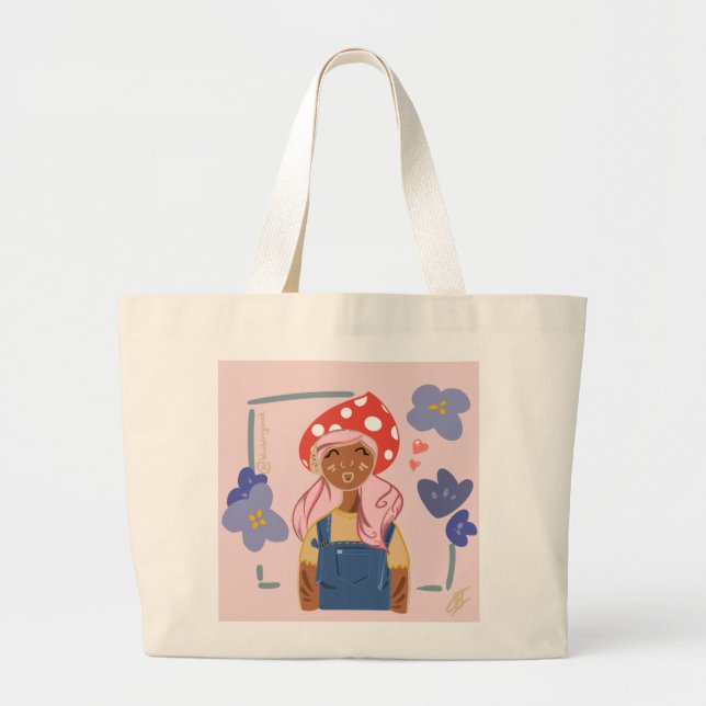 Sac fourre-tout de fille champignon (Devant)