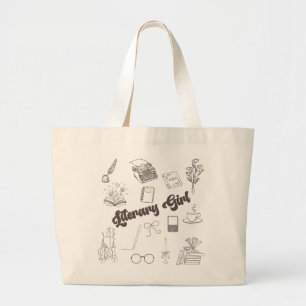 Sac fourre-tout de fille littéraire livre Louvain 