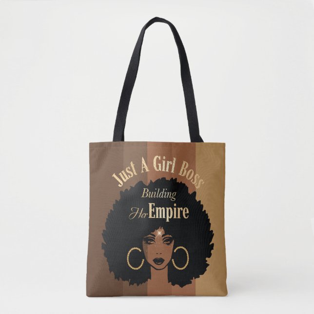 Sac fourre-tout de fille noire (Devant)