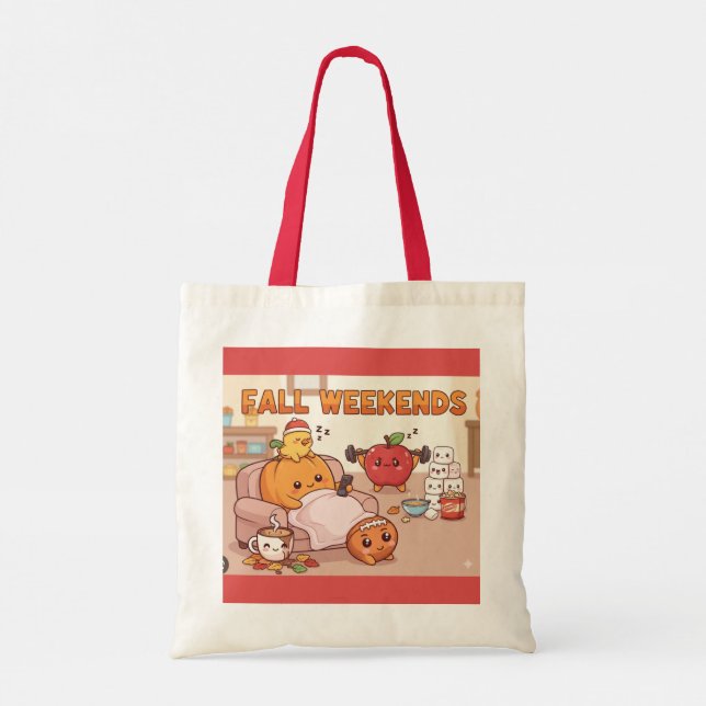Sac fourre-tout de fin de semaine d'automne - Cosy (Dos)